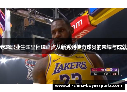 老詹职业生涯里程碑盘点从新秀到传奇球员的荣耀与成就 老詹职业生涯里程碑盘点从新秀到传奇球员的荣耀与成就